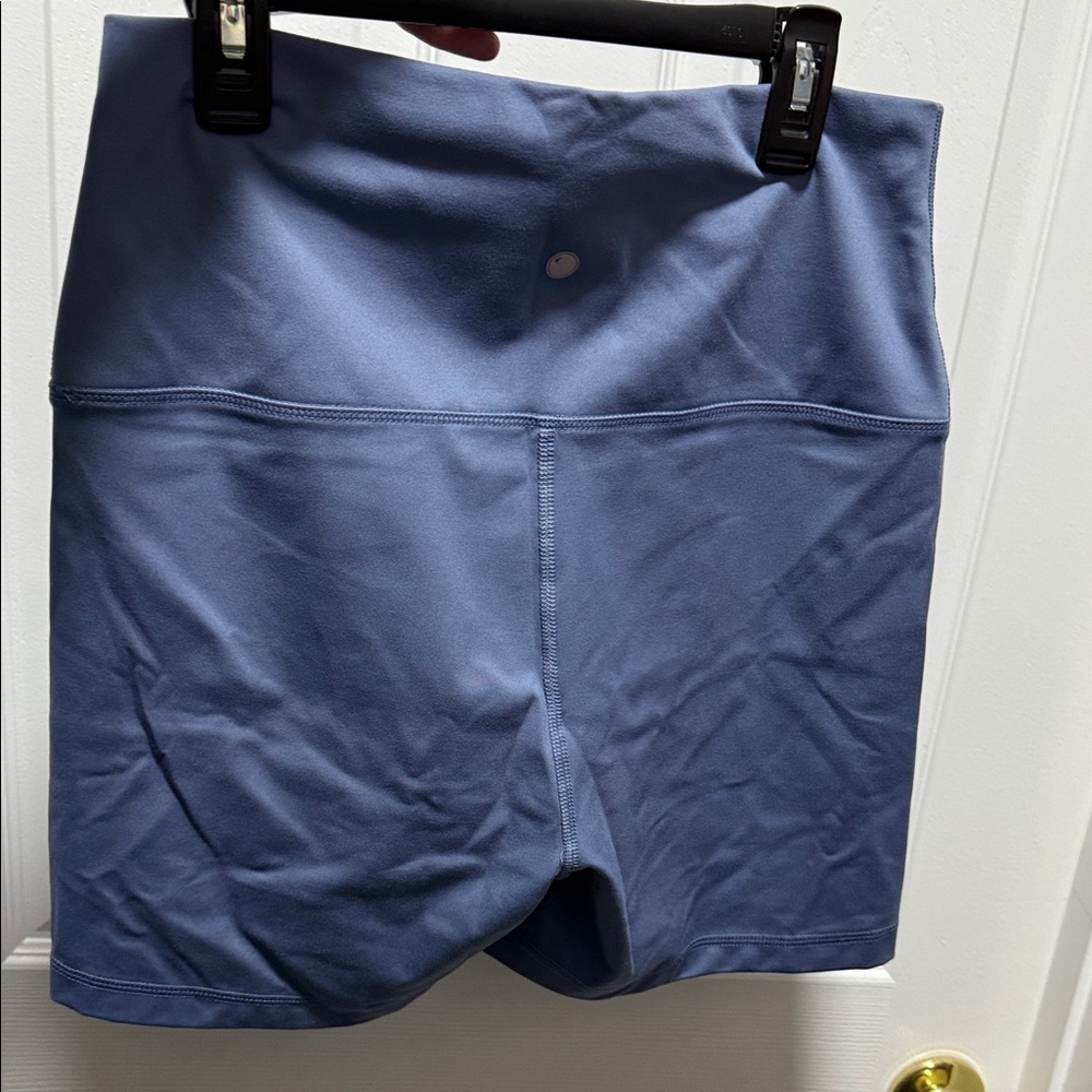 Yogalicious LUX 5” Women's Slate Blue Bike Shorts - Picture 4 of 4